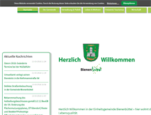 Tablet Screenshot of bienenbuettel.de